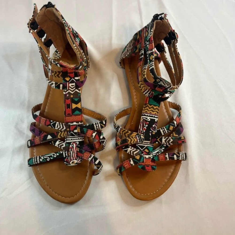 Colorful Strappy Sandals